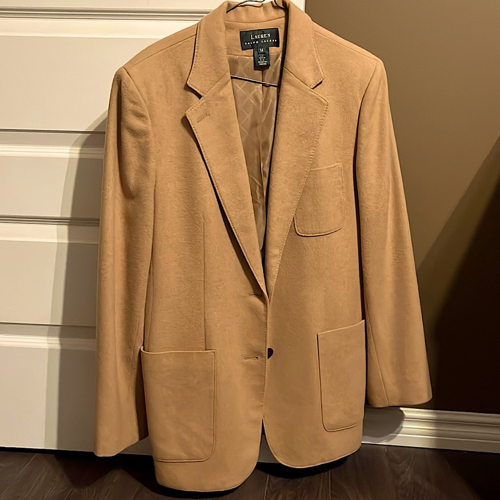 RALPH LAUREN Camel hair blazer